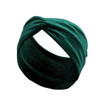 Bowknot Velour Wide Headband
