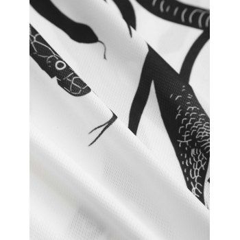 Kaufen Short Sleeve Hydras Printed T-shirt. Bild