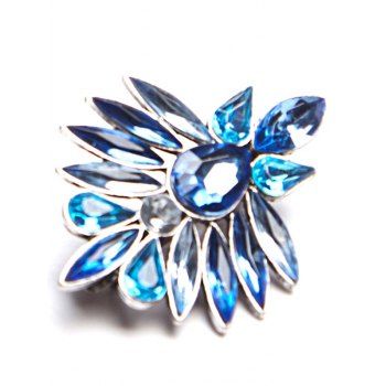 

Colored Eye Rhinestone Alloy Hair Clip, Blue