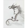 Boucles D'Oreilles en Forme de Dragon Chinois - Argent 