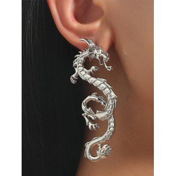 Alloy Oriental Dragon Stud Earrings