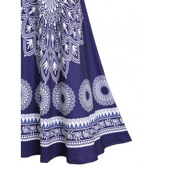 Buy Bohemian Ethnic Flower Midi Cami Dress. Picture