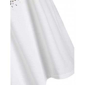 Leopard Bow Headband Sunglasses Long Tee