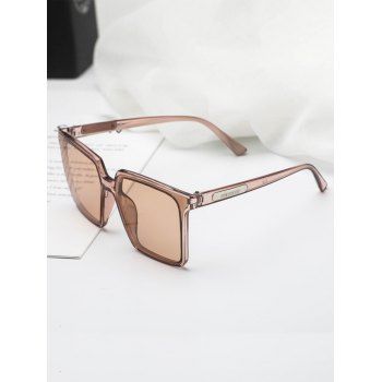 

Travel Oversized Square Frame Sunglasses, Light coffee