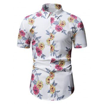 

Allover Floral Button Up Shirt, Multicolor