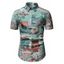 Chemise de Vacances Fleurie Boutonnée - multicolor 2XL