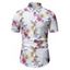 Chemise Florale en Tissu Boutonné - multicolor L