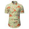 Chemise à Imprimé Scène de Montagne Scenic à Manches Courtes - multicolor 2XL