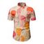 Chemise avec Boutons à Imprimé Méduse de la Vie - multicolor 2XL
