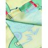 Cartoon Car Print Short Sleeve Vacation Shirt - multicolor 2XL