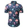 Chemise Plissée Dessin Animé à Pois - multicolor XL