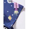 Chemise Motif de Astronaute Dessin Animé dans L'Espace - multicolor L