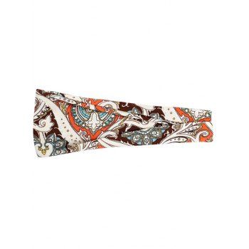 Bohemian Floral Allover Printed Sweating Wide Headband