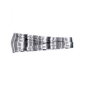

Bohemian Floral Allover Printed Sweating Wide Headband, White