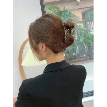 Simple Style Hair Accessory Cross Pattern Hair Claw Clip