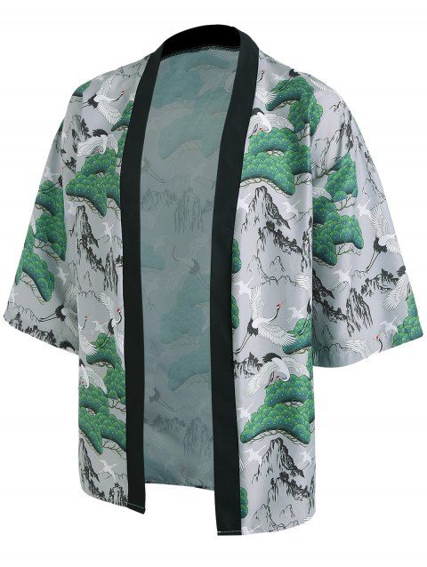Cardigan Kimono Peinture Chinoise Paysage