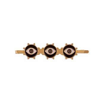 

Trendy Devil Eyes Alloy Hair Clip, Black