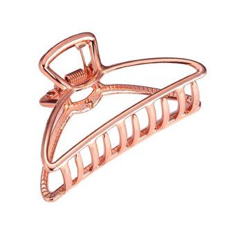 Simple Style Solid Color Metal Alloy Hair Claw Clip