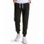 Pantalon de Jogging de Sport Contrasté en Blocs de Couleurs à Taille Elastique à Cordon - Noir XXXL