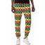 Pantalon de Jogging Style Bohémien Ethnique à Imprimé Partout à Cordon - Vert XL