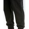 Casual Jogger Pants Plaid Color Pockets Elastic Waist Beam Feet Long Pants - BLACK XXL