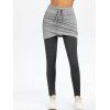 Legging Plissé à Cordon - Gris XXXL