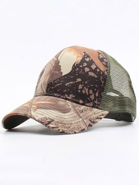 Camo Trucker Hat Mesh Camouflage Trendy Baseball Cap