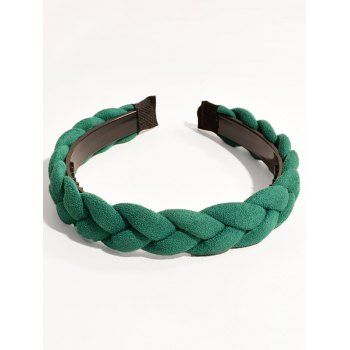 Minimalist Vintage Emerald Green Trendy Braid Headband