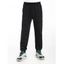 Pantalon Jogging Sportif en Coton à Taille Élastique avec Poches - Noir M