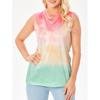 

Tie Dye Ombre Tank Top, Multicolor