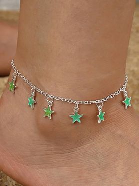 Beach Style Anklets Star Charms Summer Vacation Ankle Chain