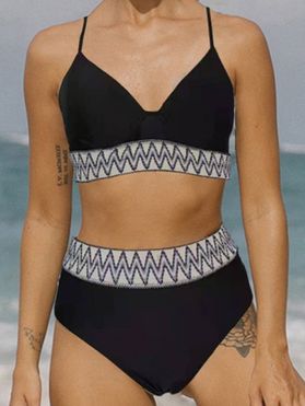 Tummy Control Tankini Swimsuit Crochet Pattern Underwire Push Up Summer Vacation Swimwear