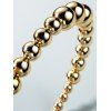 Bandeau Cheveux Élégant Orné de Perles Fantaisies de Différentes Formes Style Vintage Grande-Taille - d'or 
