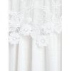 Plus Size V Neck Sleeveless Lace Panel Blouse - WHITE 2X | US 18-20