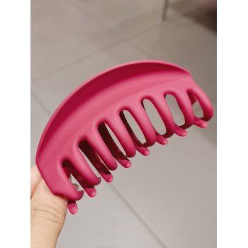

Pure Candy Color Ponytail Big Hair Clip Claw, Red