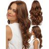 Long Wig Highlight Waxy None Bang Elegant Heat Resistance Synthetic Hair - COFFEE 