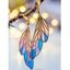 Vacation Drop Earrings Colored Butterfly Wings Trendy Bohemian Earrings - multicolor 