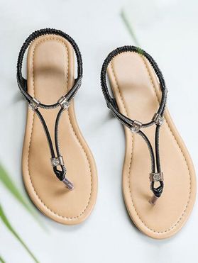 Summer Slippers Flat Slide Non-slip Casual Sandals