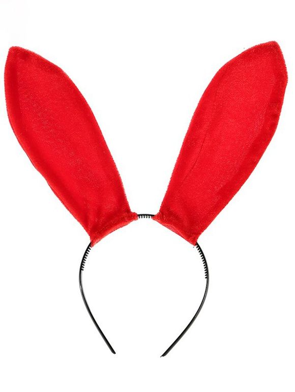 Bandeau Oreille de Lapin Design - Rouge 