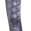 Casual Jeggings Printed Elastic Waist Summer Capri Leggings - DARK GRAY M