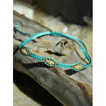 

Bohemian Bracelet Colored Beads Geometric-shaped Trendy Ethnic Bracelet, Light green