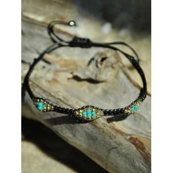 

Bohemian Bracelet Colored Beads Geometric-shaped Trendy Ethnic Bracelet, Black