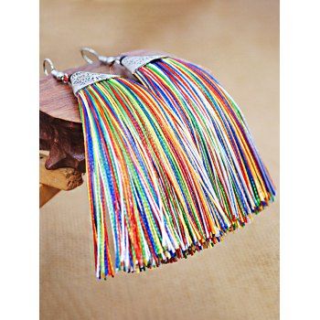 

Ethnic Drop Earrings Tassel Earrings Bohemian Vacation Earrings, Multicolor