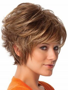 Short Inclined Bang Straight Wig Capless Heat Resistant Synthetic Wig