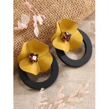 

Artificial Diamond Resin Round Shape Stud Earrings, Multicolor