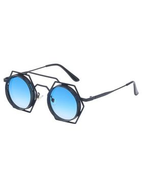 Unisex Sunglasses Geometric-shaped Cut Out Streetwear Sunglasses