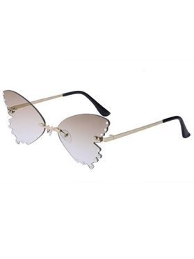 Trendy Sunglasses Rhinestone Butterfly Shaped Sunglasses Streetwear Sunglasses