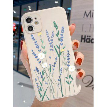 

Fresh Style Phone Case Leaf Flower Pattern Trendy Soft Case For, Multicolor