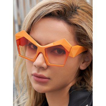 

PC Outdoor Streetwear Irregular Sunglasses, Dark orange