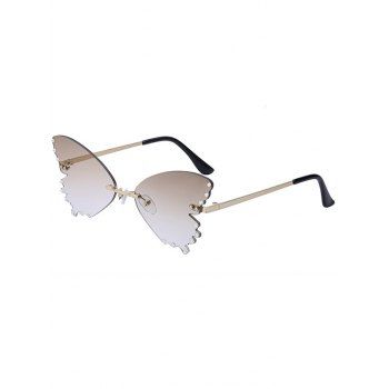 

Trendy Sunglasses Rhinestone Butterfly Shaped Sunglasses Streetwear Sunglasses, Dark gray